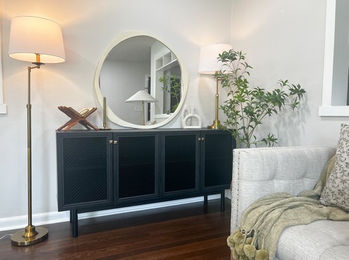 Piran 4 Door 2 Shelf Media Stand- MED9611F-Living Room